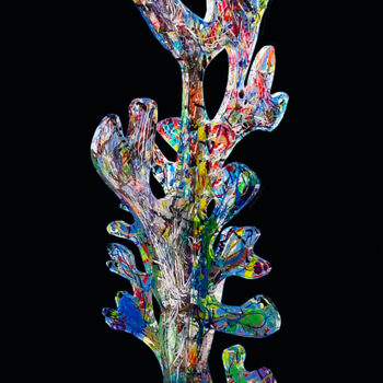 Scultura intitolato "corail3D" da Patmoli, Opera d'arte originale, Resina