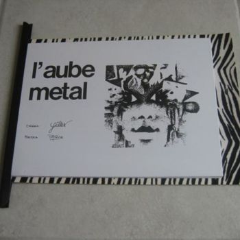 Drawing titled "l'aube métal" by Patou.B, Original Artwork
