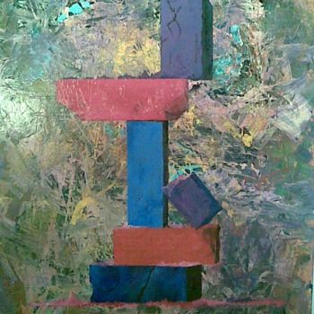 Painting titled "equilibre" by Patou.B, Original Artwork