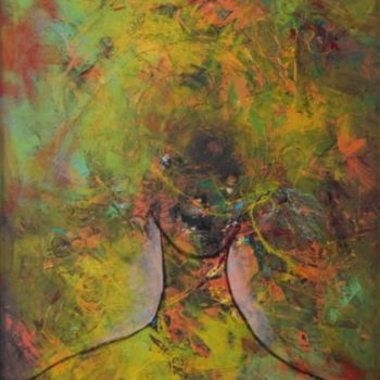 Painting titled "apparition 1" by Patou.B, Original Artwork