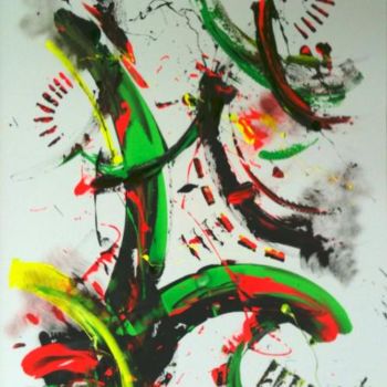 Painting titled "sequentiel" by Patou.B, Original Artwork