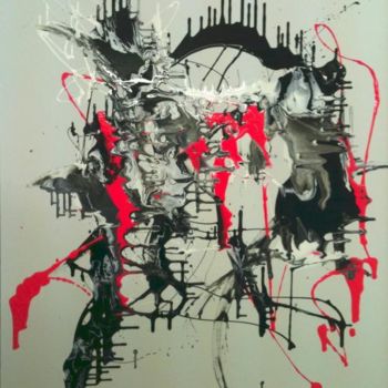 Peinture intitulée "medium" par Patou.B, Œuvre d'art originale