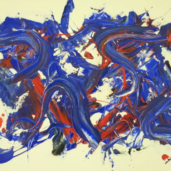 Pintura titulada "gore serpentine" por Patou.B, Obra de arte original