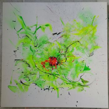 Malerei mit dem Titel "le désastre vient d…" von Patou.B, Original-Kunstwerk, Acryl