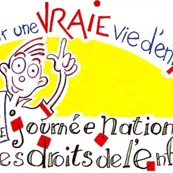 Σχέδιο με τίτλο "journée nationale d…" από Patou Deballon, Αυθεντικά έργα τέχνης
