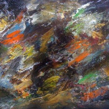 Malarstwo zatytułowany „Volcan” autorstwa Patrice Brunet, Oryginalna praca