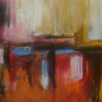 Painting titled "Les marches" by Patrice Brunet, Original Artwork