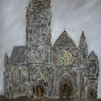 Peinture intitulée "Cathedrale" par Patrice Brunet, Œuvre d'art originale