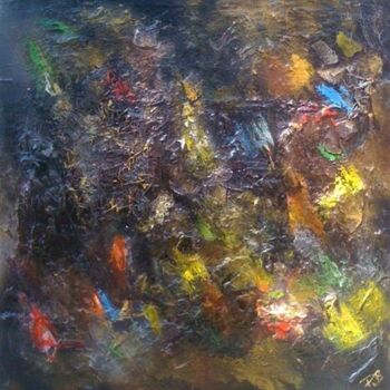 Painting titled "Lave" by Patrice Brunet, Original Artwork