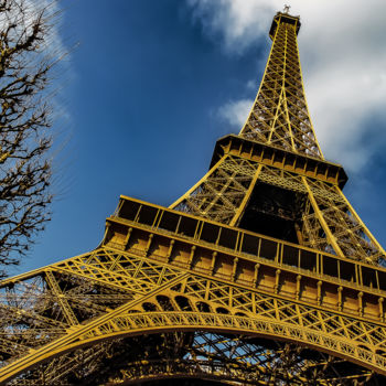Photography titled "La Tour Eiffel" by Patrice Corbin, Original Artwork, Digital Photography