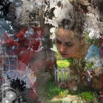 Arts numériques intitulée "Jardin Secret" par Patrice Couepel, Œuvre d'art originale, Photo montage