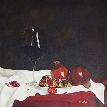 Painting titled "Nature Morte" by Patrice Fouchard, Original Artwork, Acrylic