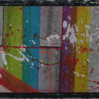 Картина под названием "N°69" - Patrice Gruchala, Подлинное произведение искусства, Акрил Установлен на Деревянная рама для н…