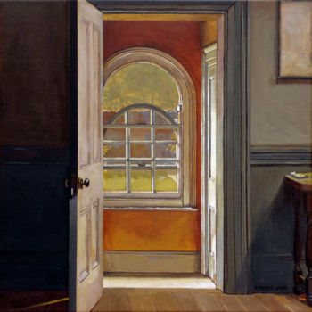 Malerei mit dem Titel "Intérieur N°23" von Patrice Lannoy, Original-Kunstwerk, Acryl Auf Keilrahmen aus Holz montiert