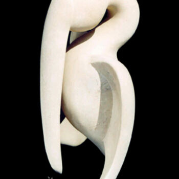Скульптура под названием "Long bec" - Patrice Lecomte, Подлинное произведение искусства, Камень