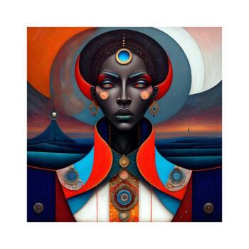 Digital Arts titled "SAGA AFRIKA 10" by Patrice Vial, Original Artwork, Digital Painting