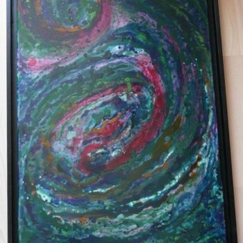 Schilderij getiteld "Tourbillon" door Patrice Behra, Origineel Kunstwerk, Acryl