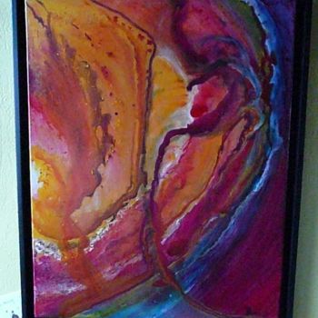 Painting titled "Turbulence" by Patrice Behra, Original Artwork, Acrylic