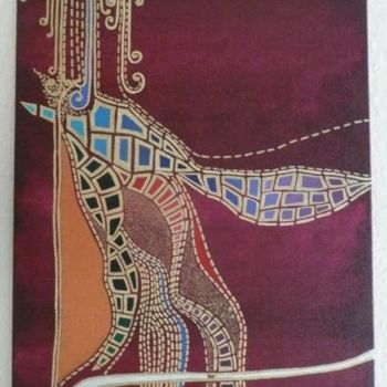 Painting titled "Betta Splendens" by Patrice Behra, Original Artwork, Acrylic