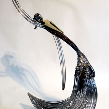 Sculpture titled "Andalouse" by Bueno Patrice, Original Artwork, Metals