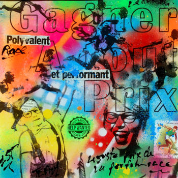 Pintura titulada "polyvalent et perfo…" por Patrice Chambrier, Obra de arte original, Acrílico