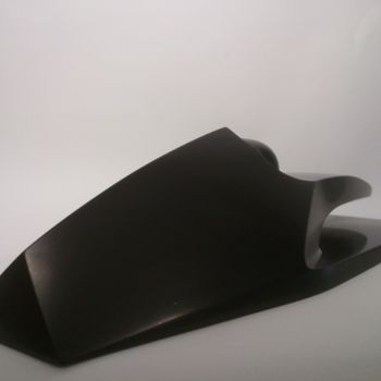 Escultura intitulada "vitesse marbre noir" por Patrice Kauffmann, Obras de arte originais