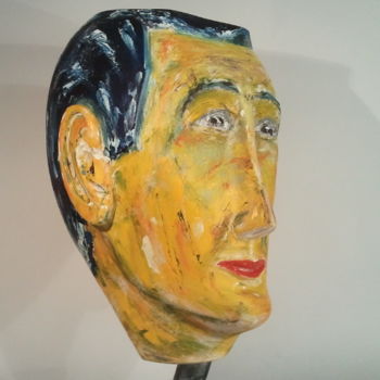 Sculpture titled "Mr colore" by Patrice Kauffmann, Original Artwork