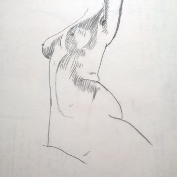 Drawing titled "Ephémère" by Patricia Alia Bravo, Original Artwork