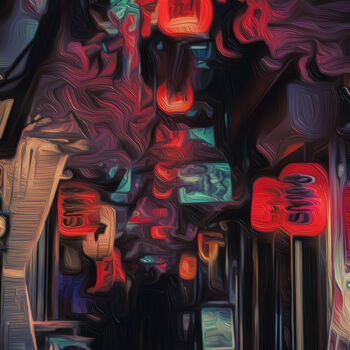 Arts numériques intitulée "Japan" par Patricia Antonio, Œuvre d'art originale, Peinture numérique