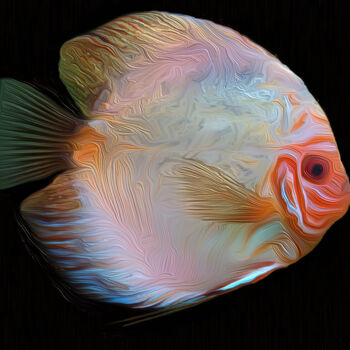 Digital Arts titled "Fishing" by Patricia Antonio, Original Artwork, Digital Painting