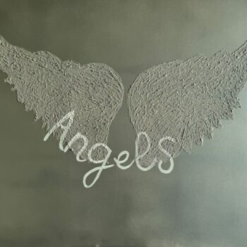Schilderij getiteld "Angels" door Patricia Botteron, Origineel Kunstwerk, Acryl