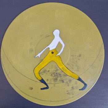Peinture intitulée "Les jeux olympiques…" par Patricia Clerckx, Œuvre d'art originale, Acrylique