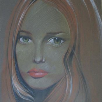 Painting titled "Vanessa" by Patricia Colapinto, Original Artwork, Oil