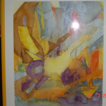 Peinture intitulée "Rêverie" par Patricia Gigandet-Bonczak, Œuvre d'art originale, Aquarelle