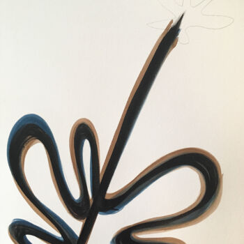 Tekening getiteld "du lien #001" door Patricia Huchot-Boissier, Origineel Kunstwerk, Inkt