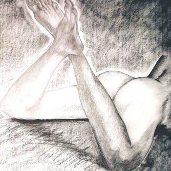 Peinture intitulée "relaxation.jpg" par Patricia M. Le Démon Du Crayon, Œuvre d'art originale