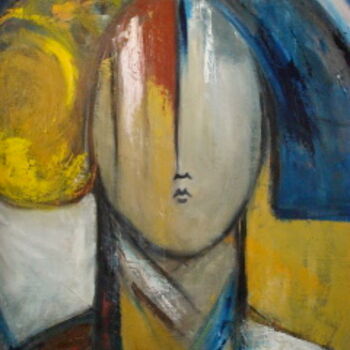 Pintura intitulada "Hommage a Velasquez" por Patricia Mulko, Obras de arte originais, Óleo