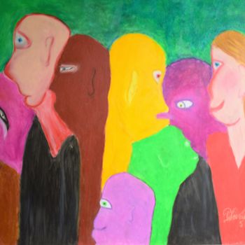 제목이 "Tu es moi"인 그림 Patricia Neveux로, 원작, 파스텔