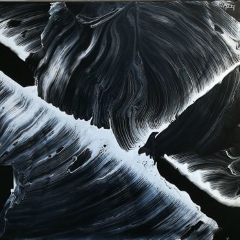 Malerei mit dem Titel "Sénescence" von Patricia O'Brien, Original-Kunstwerk, Acryl