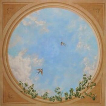 Pittura intitolato "CIEL" da Patricia Prevot, Opera d'arte originale, Acrilico