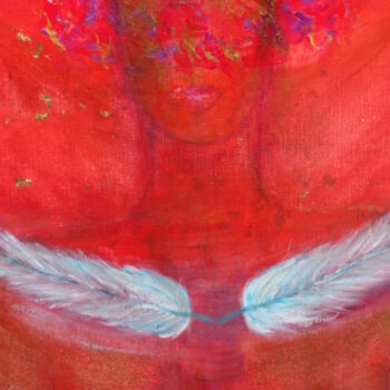Картина под названием "kundalini awakening" - Patricia Queritet, Подлинное произведение искусства, Другой