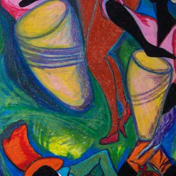 Peinture intitulée "Abriendo la noche" par Patricia Silva Ibáñez, Œuvre d'art originale, Huile
