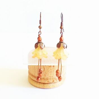 Design intitulée "Boucle d'oreilles '…" par Patricia Vigeoz, Œuvre d'art originale, Boucles d'oreilles