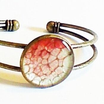 Design mit dem Titel "bracelet jonc doubl…" von Patricia Vigeoz, Original-Kunstwerk, Armbänder
