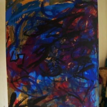 Painting titled "Quai 1" by Patricia Lévy, Original Artwork, Acrylic