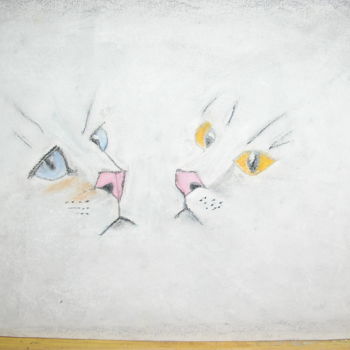 Pintura intitulada "duo-fev-2009.jpg" por Patricia Chareyron, Obras de arte originais