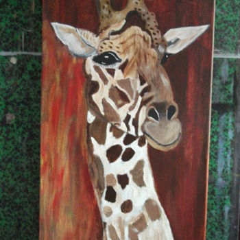 Painting titled "girafe.jpg" by Patricia Chareyron, Original Artwork
