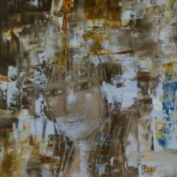 Картина под названием "Fragment de vie" - Patricia Marmier, Подлинное произведение искусства, Масло