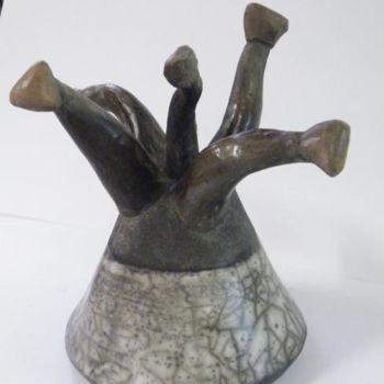 Sculpture intitulée "EURYALE" par Patricia Pons Engels, Œuvre d'art originale, Céramique