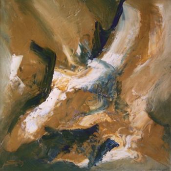 Pittura intitolato "Tumulte marin" da Patricia Spitz, Opera d'arte originale